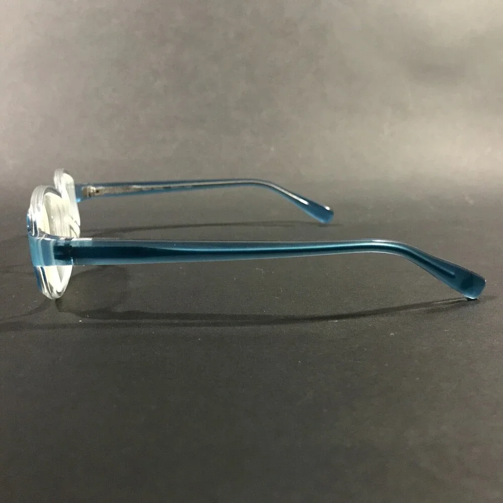 Paul Smith Eyeglasses Frames PS-421 CRY/AQ Blue Clear Rectangular 49-16-135